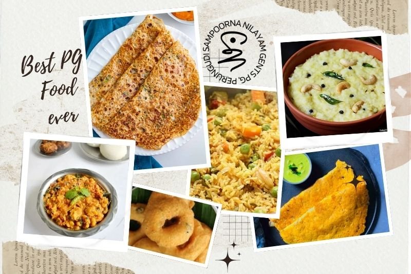 Healthy food at Sampoorna Nilayam PG